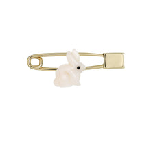 Load image into Gallery viewer, ARPITA CONEJITO WHITE BROOCH