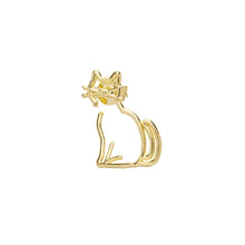 Load image into Gallery viewer, Seated cat shaped earring