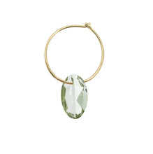 Load image into Gallery viewer, OVAL AMETHYST EARRING CIRCLE