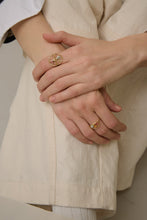 Load image into Gallery viewer, MEDIA NARANJA GOTA TOURMALINE RING