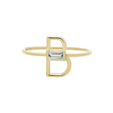 Load image into Gallery viewer, LETRA B AMETHYST RING