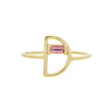 Load image into Gallery viewer, LETRA D TOURMALINE RING