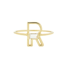 Load image into Gallery viewer, LETRA R AMETHYST RING