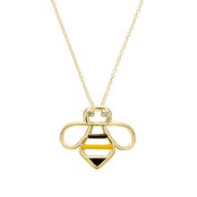 Load image into Gallery viewer, BEE BRILLANTE ENAMEL NECKLACE