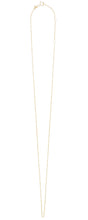 Load image into Gallery viewer, Yellow gold chain necklace with ring clasp long