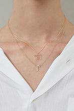 Load image into Gallery viewer, ESTRELLA ENAMEL PINK NECKLACE