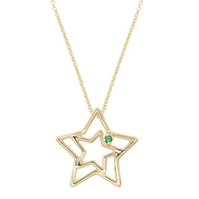 Load image into Gallery viewer, ESTRELLA ESMERALDA NECKLACE