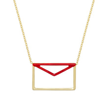 Load image into Gallery viewer, CARTA ENAMEL NECKLACE