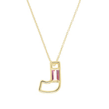 Load image into Gallery viewer, LETRA J TOURMALINE NECKLACE