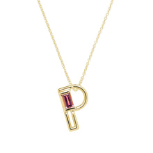 Load image into Gallery viewer, LETRA P TOURMALINE NECKLACE