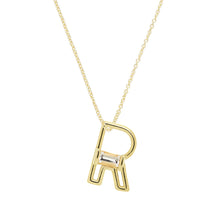 Load image into Gallery viewer, LETRA R AMETHYST NECKLACE