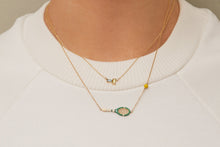 Load image into Gallery viewer, TENNIS PELOTA PISTACHIO GREEN NECKLACE