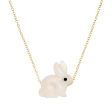 Load image into Gallery viewer, CONEJITO WHITE NECKLACE