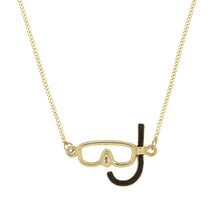 Load image into Gallery viewer, SNORKELING BLACK NECKLACE