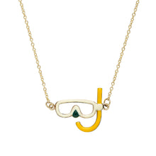 Load image into Gallery viewer, SNORKELING YELLOW NECKLACE
