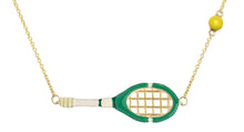 Load image into Gallery viewer, TENNIS PELOTA PISTACHIO GREEN NECKLACE
