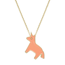 Load image into Gallery viewer, UNICORNIO BOLD PINK NECKLACE