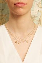 Load image into Gallery viewer, LETRA U AMETHYST NECKLACE