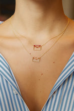 Load image into Gallery viewer, CARTA ENAMEL NECKLACE