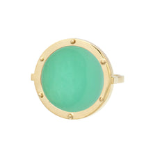 Load image into Gallery viewer, OBLÒ CHRYSOPRASE RING