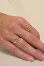 Load image into Gallery viewer, LETRA G TOURMALINE RING