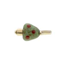 Load image into Gallery viewer, L'AMANITA GREEN + RED RING