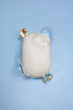 Load image into Gallery viewer, DOBLE BAGUETTE OVAL BLUE RING