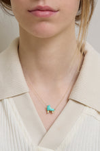 Load image into Gallery viewer, ROLLER BLUE + YELLOW NECKLACE