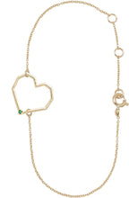 Load image into Gallery viewer, CORAZON ESMERALDA BRACELET