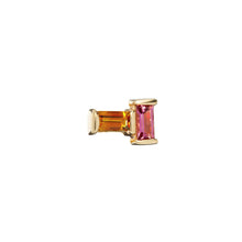 Load image into Gallery viewer, TU Y YO CITRINE + PINK TOURMALINE EARRING