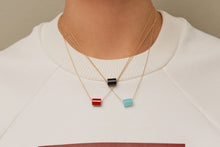 Load image into Gallery viewer, DECO CILINDRO CARNELIAN NECKLACE