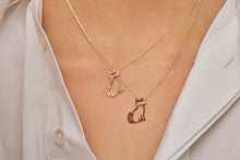 Load image into Gallery viewer, MIAU ENAMEL BIGOTES NECKLACE