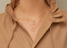 Load image into Gallery viewer, CORAZON ESMERALDA NECKLACE