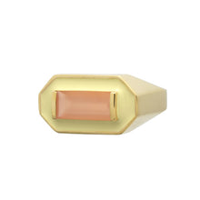 Load image into Gallery viewer, DECO MAXI BAGUETTE MOONSTONE RING