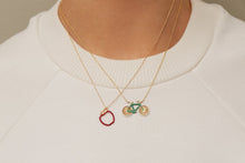 Load image into Gallery viewer, MANZANA ENAMEL RED NECKLACE