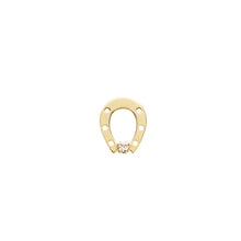 Load image into Gallery viewer, MINI HORSESHOE BRILLANTE EARRING
