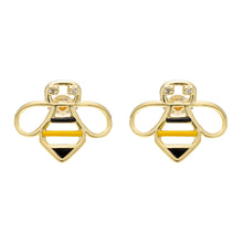 Load image into Gallery viewer, BEE BRILLANTE ENAMEL EARRINGS
