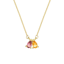 Load image into Gallery viewer, BI GOTA TOURMALINE + CITRINE NECKLACE
