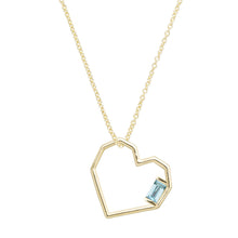 Load image into Gallery viewer, CORAZON AQUAMARINE NECKLACE
