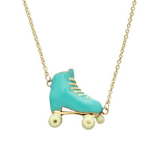 Load image into Gallery viewer, ROLLER BLUE + YELLOW NECKLACE
