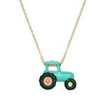 Load image into Gallery viewer, TRACTOR BLUE NECKLACE
