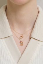 Load image into Gallery viewer, MEDIA NARANJA GOTA TOURMALINE NECKLACE
