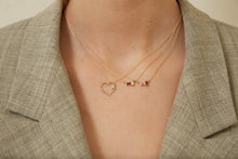 Load image into Gallery viewer, TU Y YO AQUAMARINE + GARNET NECKLACE
