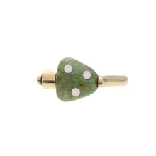 Load image into Gallery viewer, L'AMANITA GREEN + WHITE RING
