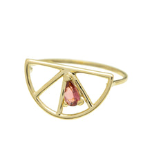 Load image into Gallery viewer, MEDIA NARANJA GOTA TOURMALINE RING
