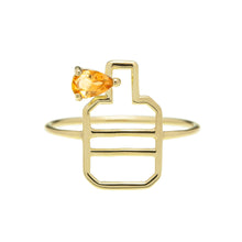 Load image into Gallery viewer, PERFUME GOTA CITRINE RING
