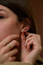 Load image into Gallery viewer, PERLA EMPANADA MOONSTONE EARRINGS
