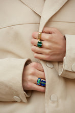Load image into Gallery viewer, SPACE BAGUETTE AMETHYST RING
