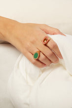 Load image into Gallery viewer, MARGARITA BRILLANTE GREEN RING
