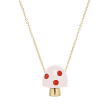 Load image into Gallery viewer, L'AMANITA WHITE + RED NECKLACE
